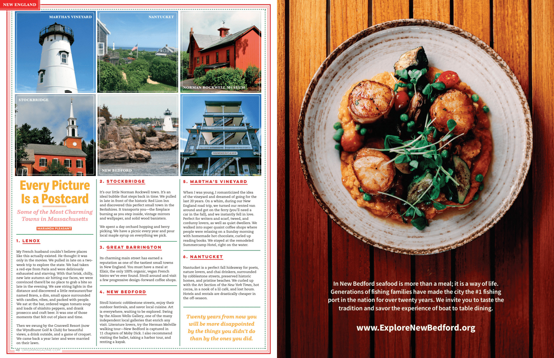 New Bedford Tourism Ad OrionMag