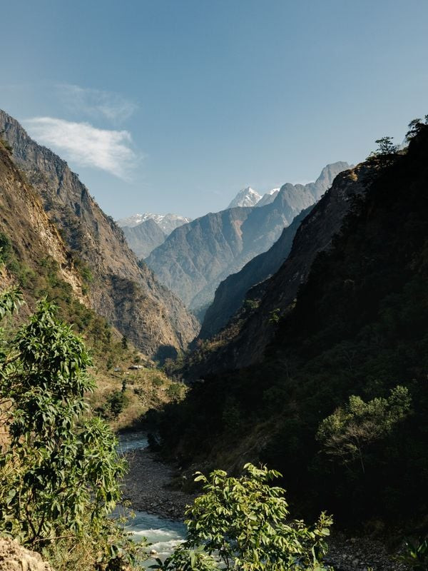 A Nepali landscape, just beyond the Jagat trailhead. Photo: Sarah Hewitt
