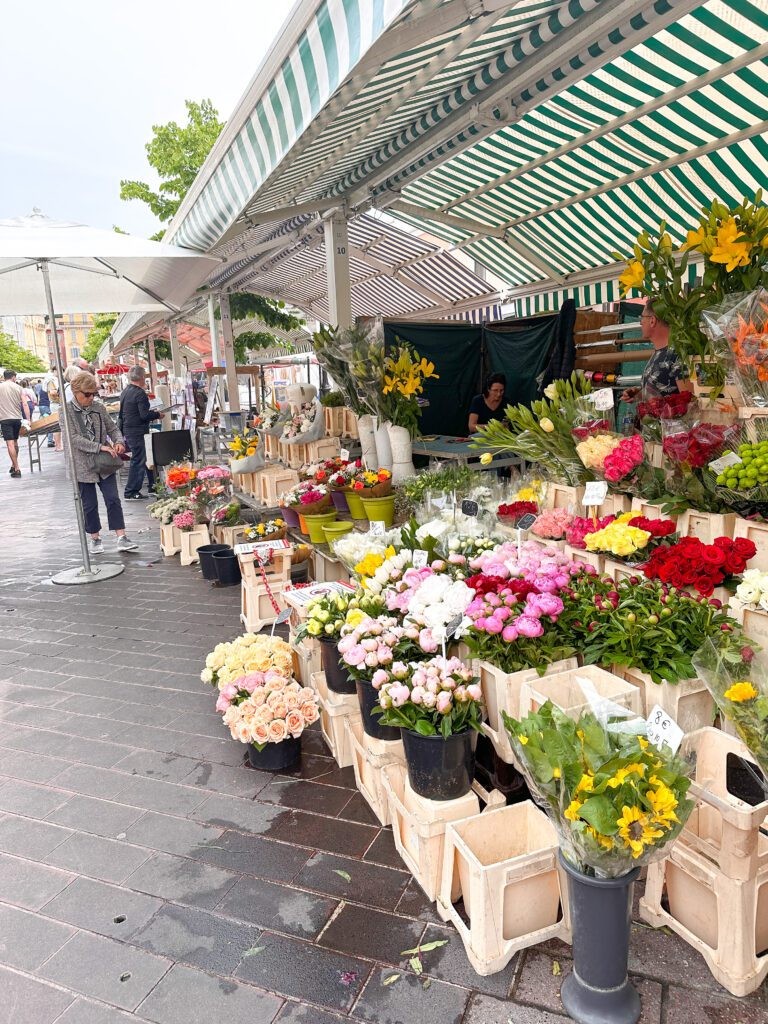 Flower Market in Nice France
