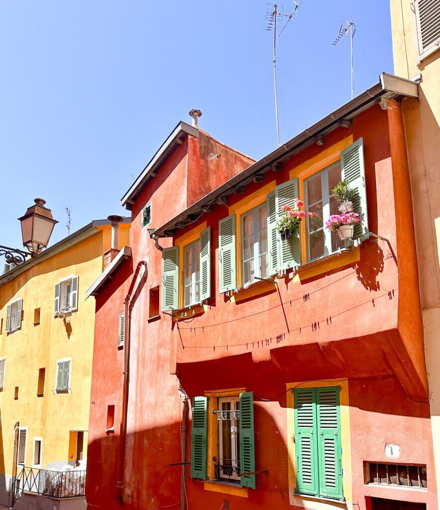 Colorful Houses in Nice France