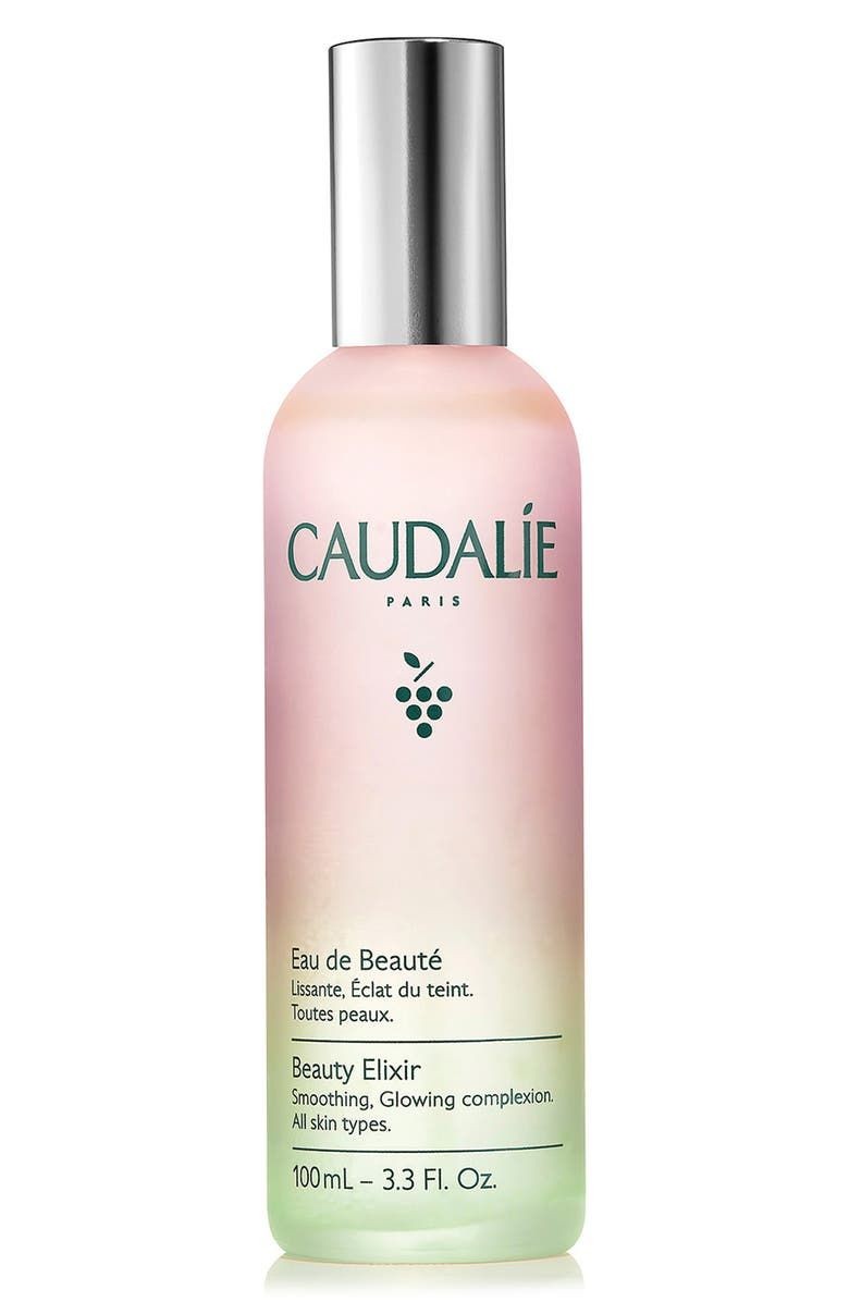 Caudalie Beauty Elixir face mist bottle.