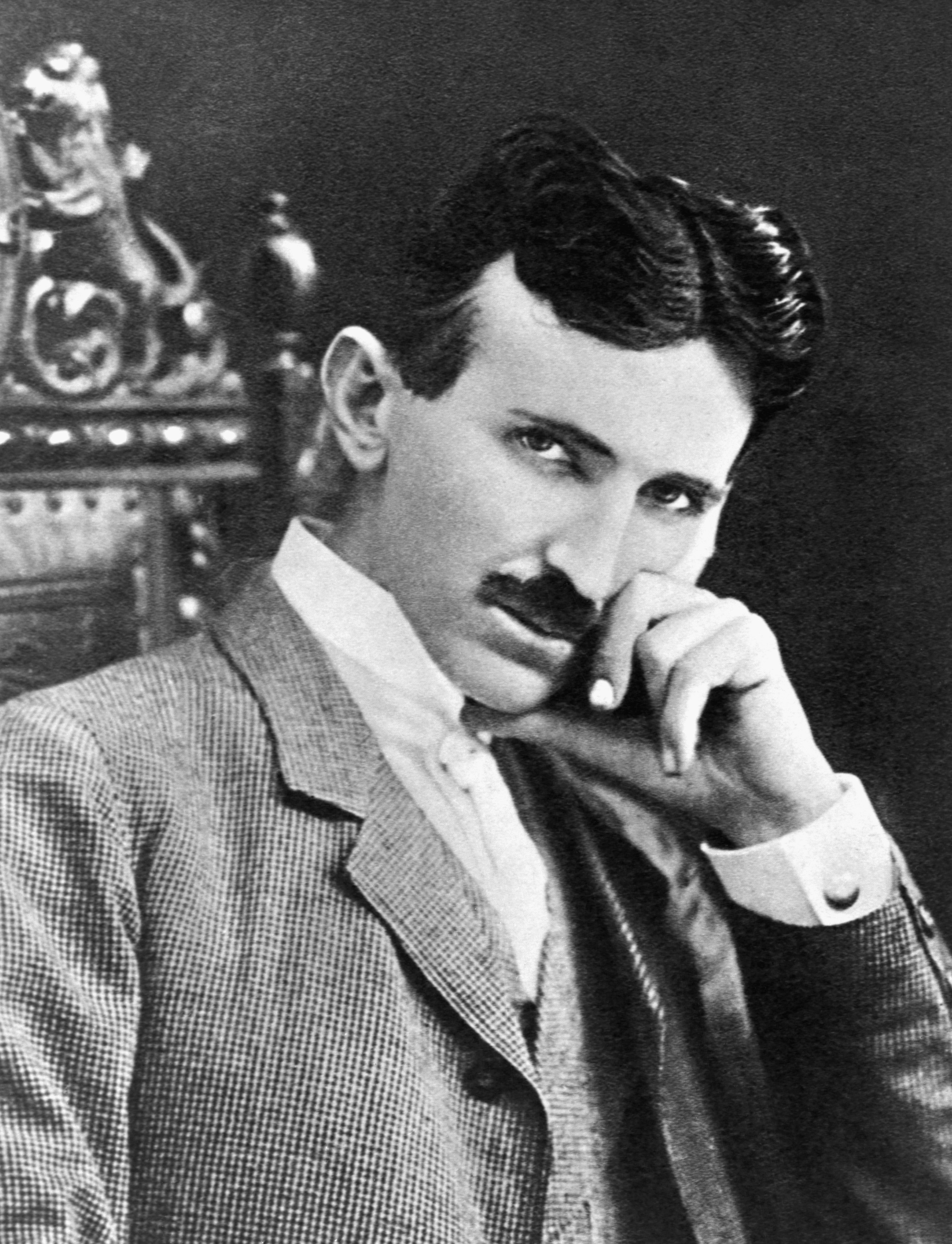 Nikola Tesla portrait