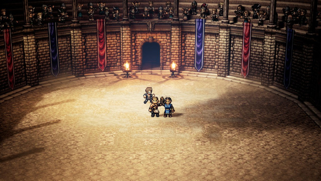 Olberic's tournament, a highlight of the chapter structure