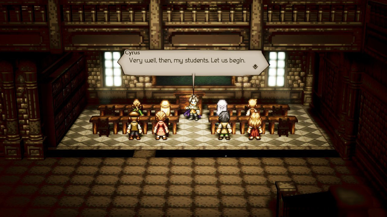 A balanced party in Octopath Traveler