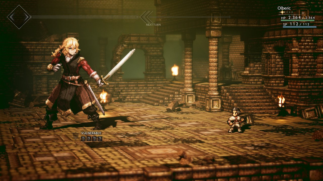 Olberic, the strong warrior
