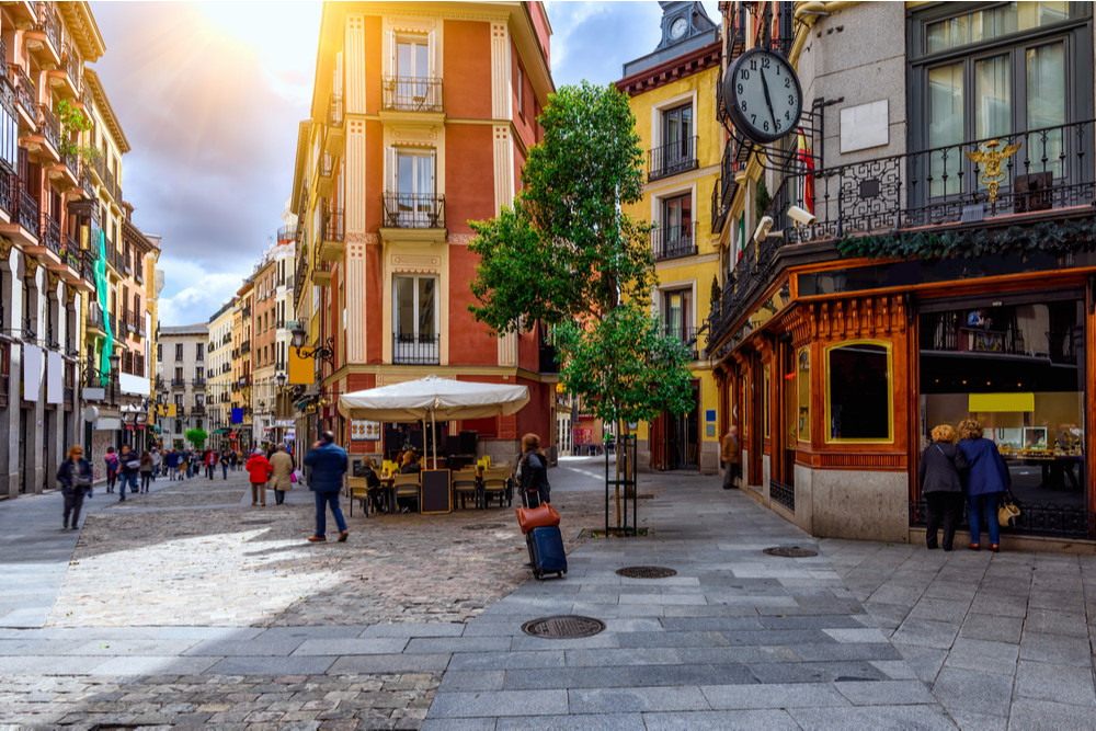 A street in Madrid, Spain