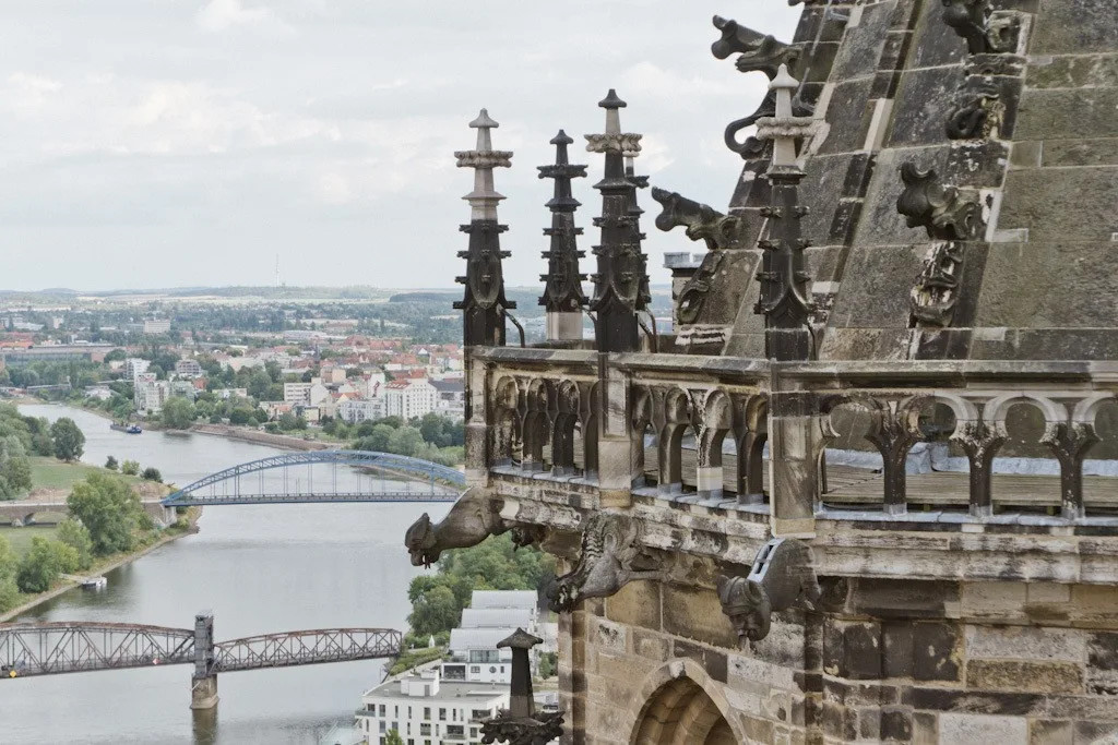 Magdeburg Cathedral, a gothic masterpiece with towering spires