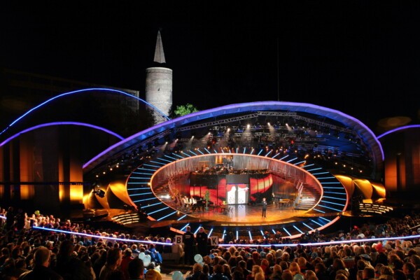 Opole's amphitheater in Opolskie Voivodeship, a small but culturally rich province offering sightseeing and relaxation.