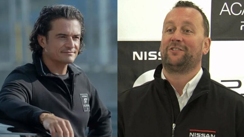 Orlando Bloom as Danny Moore (left) and Darren Cox (right)
