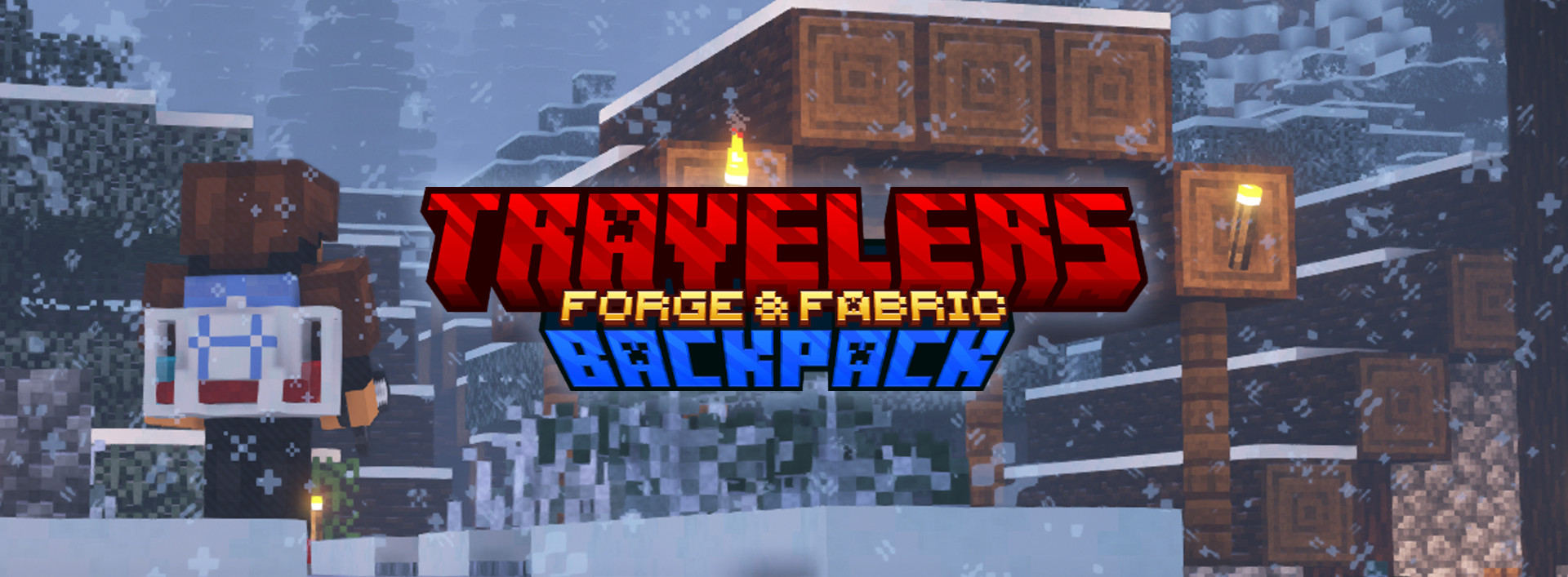 Equipped Traveler's Backpack showing on character back