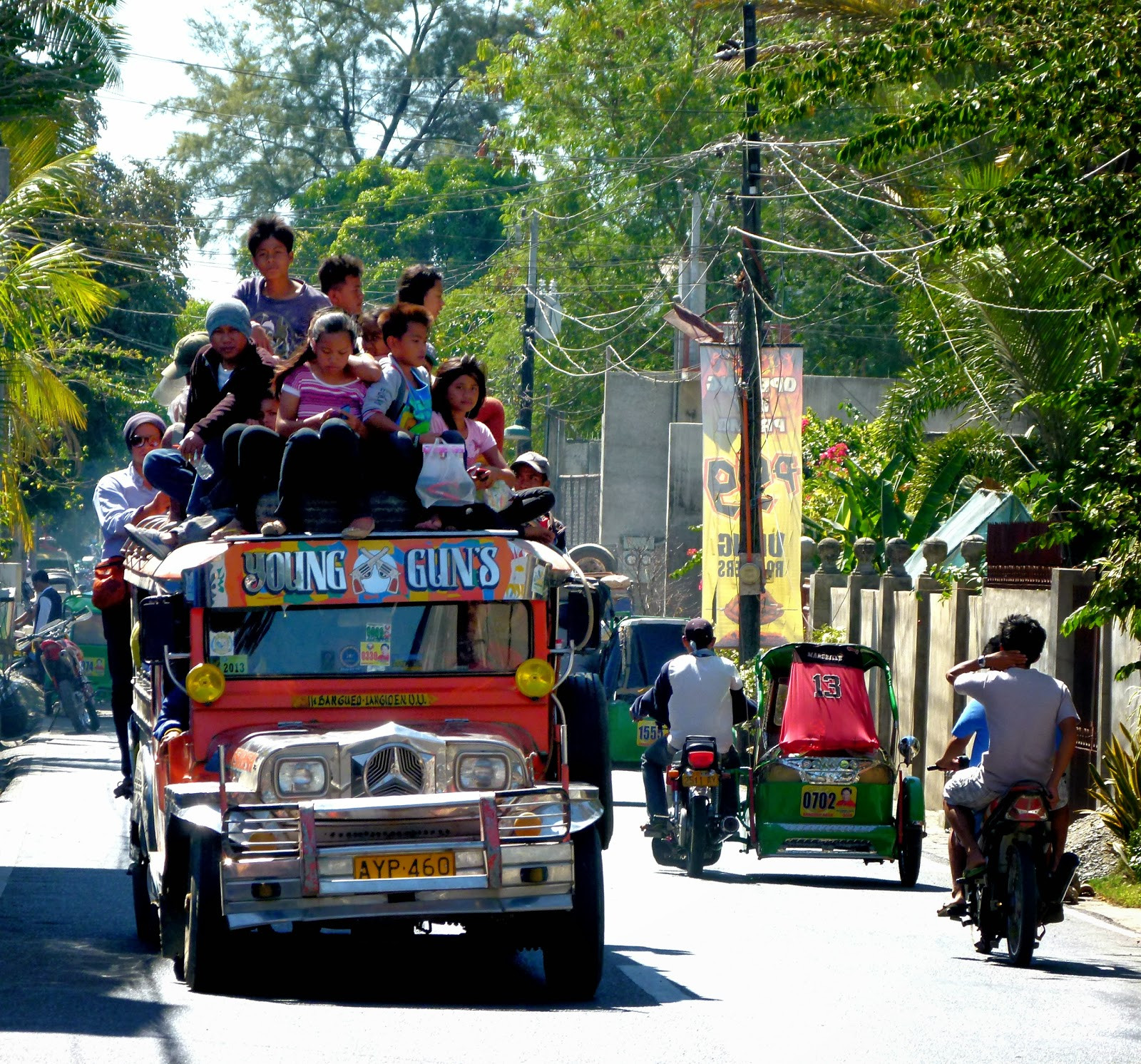 Motorcycles in Abra