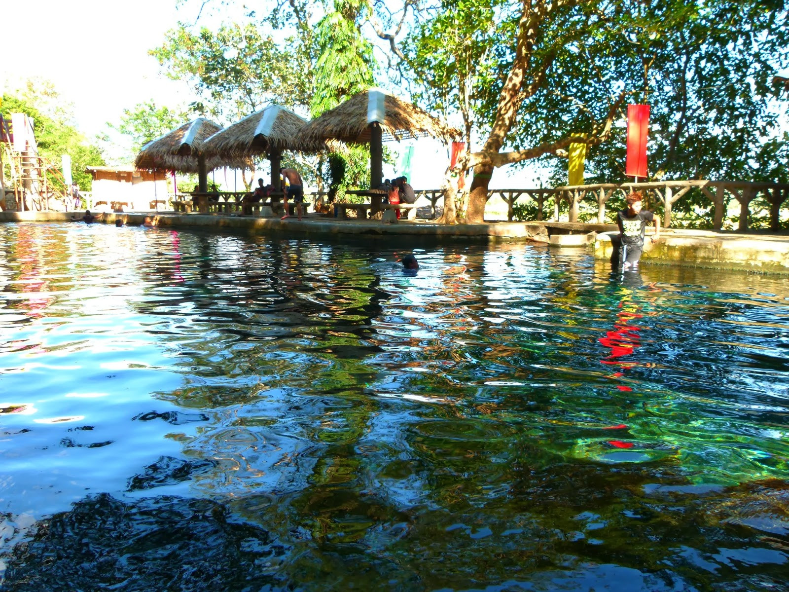 Lusuac Spring Resort's clear waters