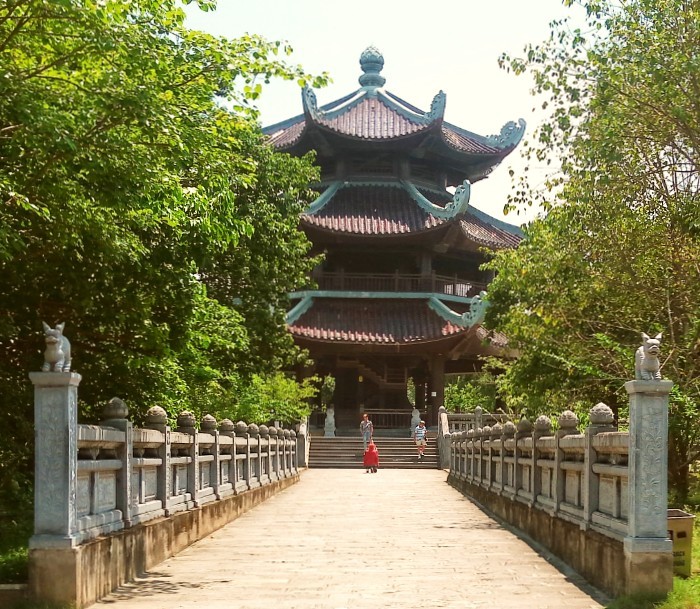 Exterior of the Bell Tower at Bai Dinh Pagoda