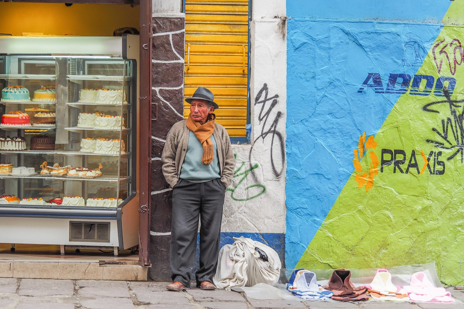 Stylish Bolivian woman