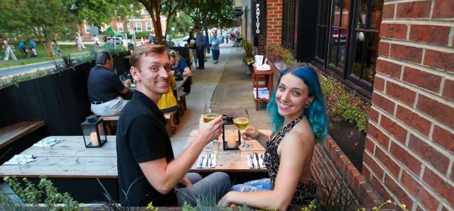 Dining at Panciuto Downtown Hillsborough