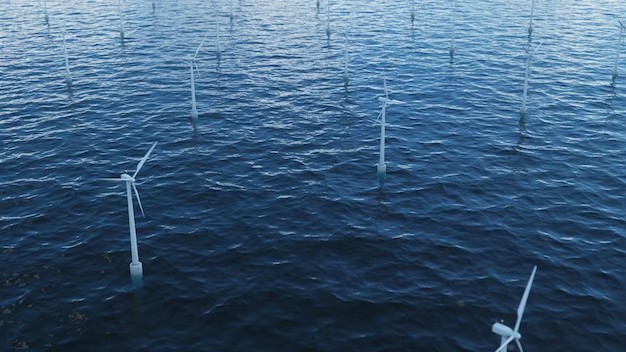 Windmills in a renewable energy park