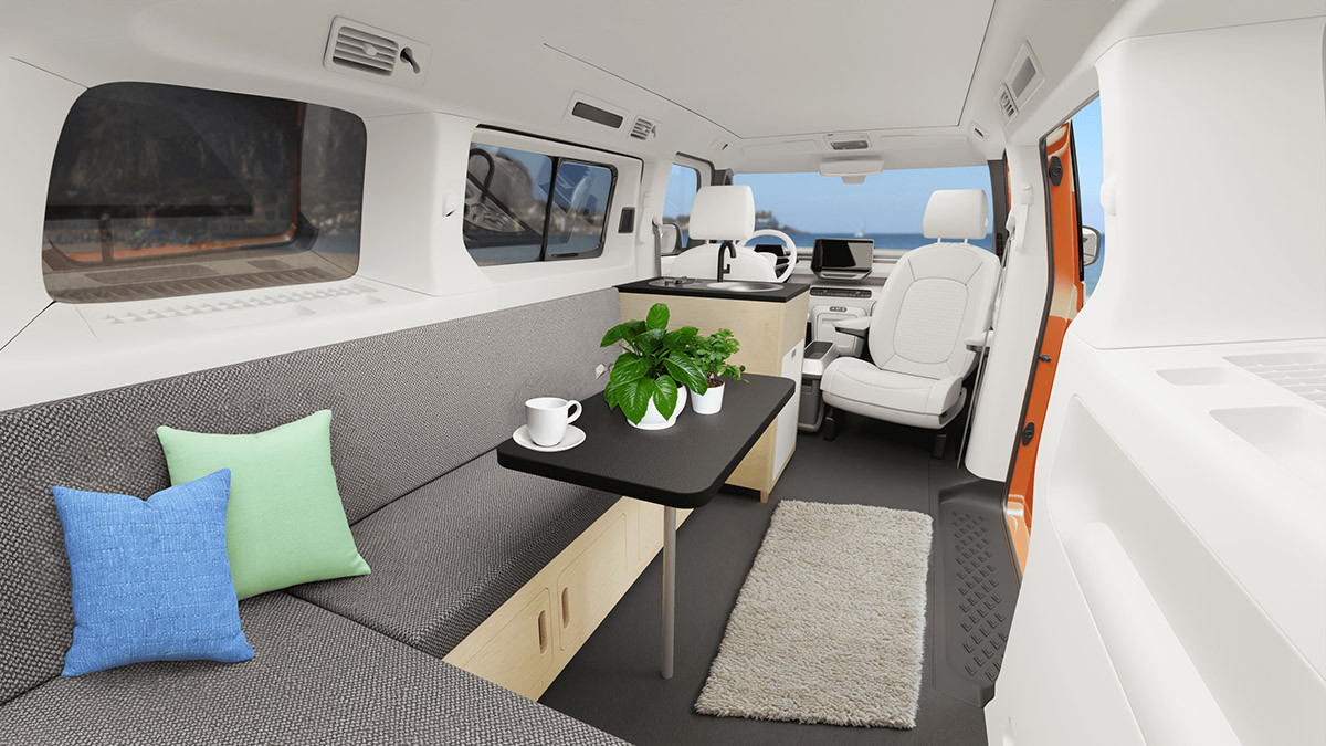 Peace Vans Volkswagen ID. Buzz.Camper Cool Travel Van Conversion