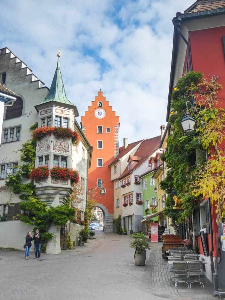 Pedestrian-friendly small towns with cobblestone streets dot the Lake Constance shoreline, creating a charming atmosphere for exploration and leisurely strolls