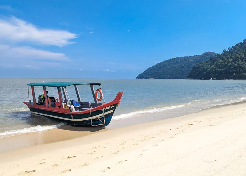 Penang National Park boat