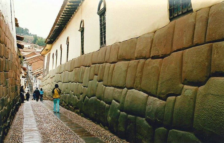 Cusco - Inca wall with colonial architecture above