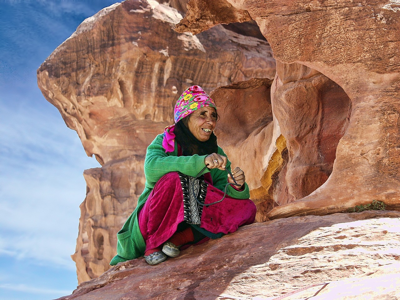 Local Bedouin in Petra