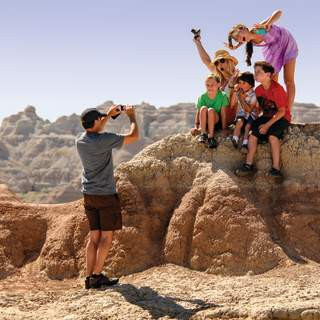 Hiking Through The Badlands