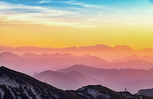 Travel Photographer Using DSLR Camera