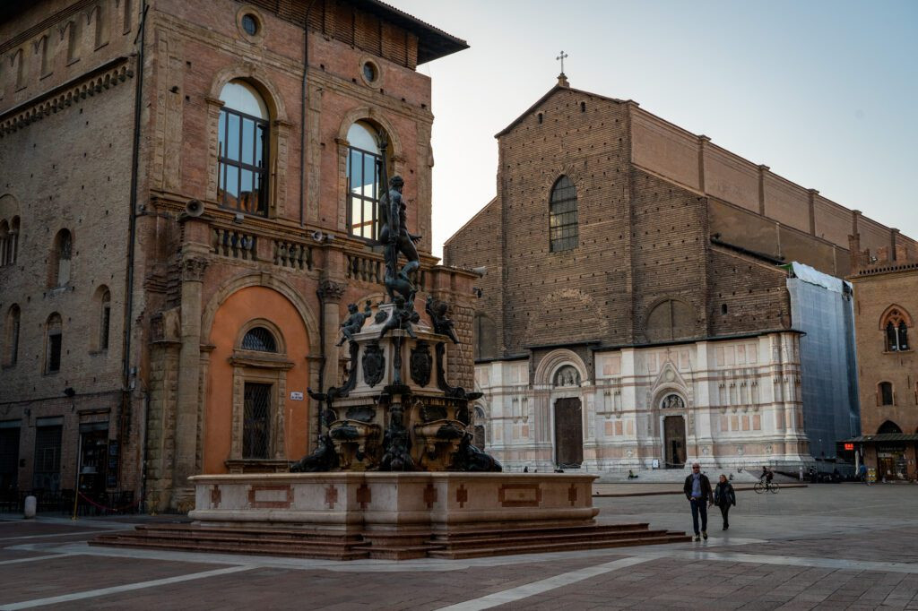 Piazza Maggiore in Bologna