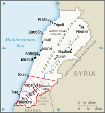 Roads blocked due to civil unrest in Lebanon