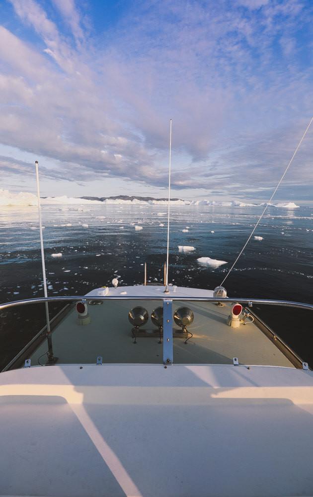 Another boat tour during Greenland travel