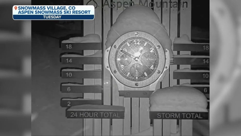 A time-lapse video recorded at the Aspen Snowmass Ski Resort in Snowmass, Colorado, shows the snow piling up as a powerful winter storm moved through on Tuesday. The ski resort received a whopping 22 inches of snow in only 24 hours, and has reported three feet of snow in the past week alone.