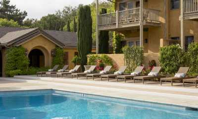Bernardus Lodge &amp; Spa pool view