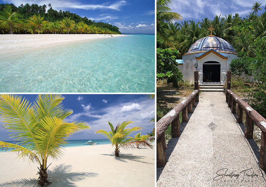 Scenic Porta Vega Beach Resort with coconut trees and a chapel