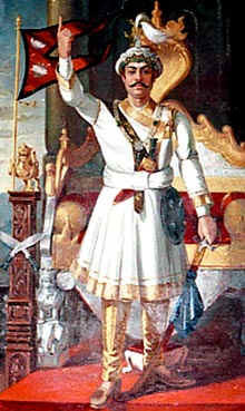 Prithvi Narayan Shah, the Raja of Gorkha, conquered his neighbours and defeated the Malla kings of Kathmandu to form an amalgamated single kingdom and become Nepal’s very first king Prithvi Narayan Shah, the visionary founder of modern Nepal.