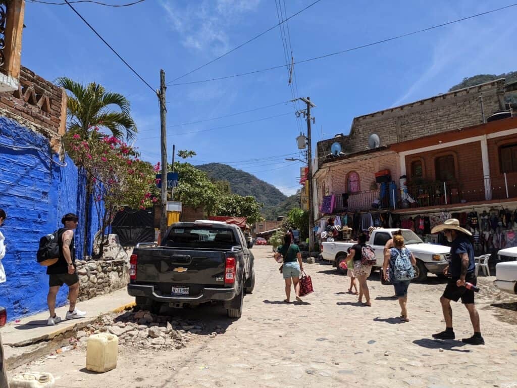 Tourists in Jalisco, Mexico, illustrating the pros and cons of tourism