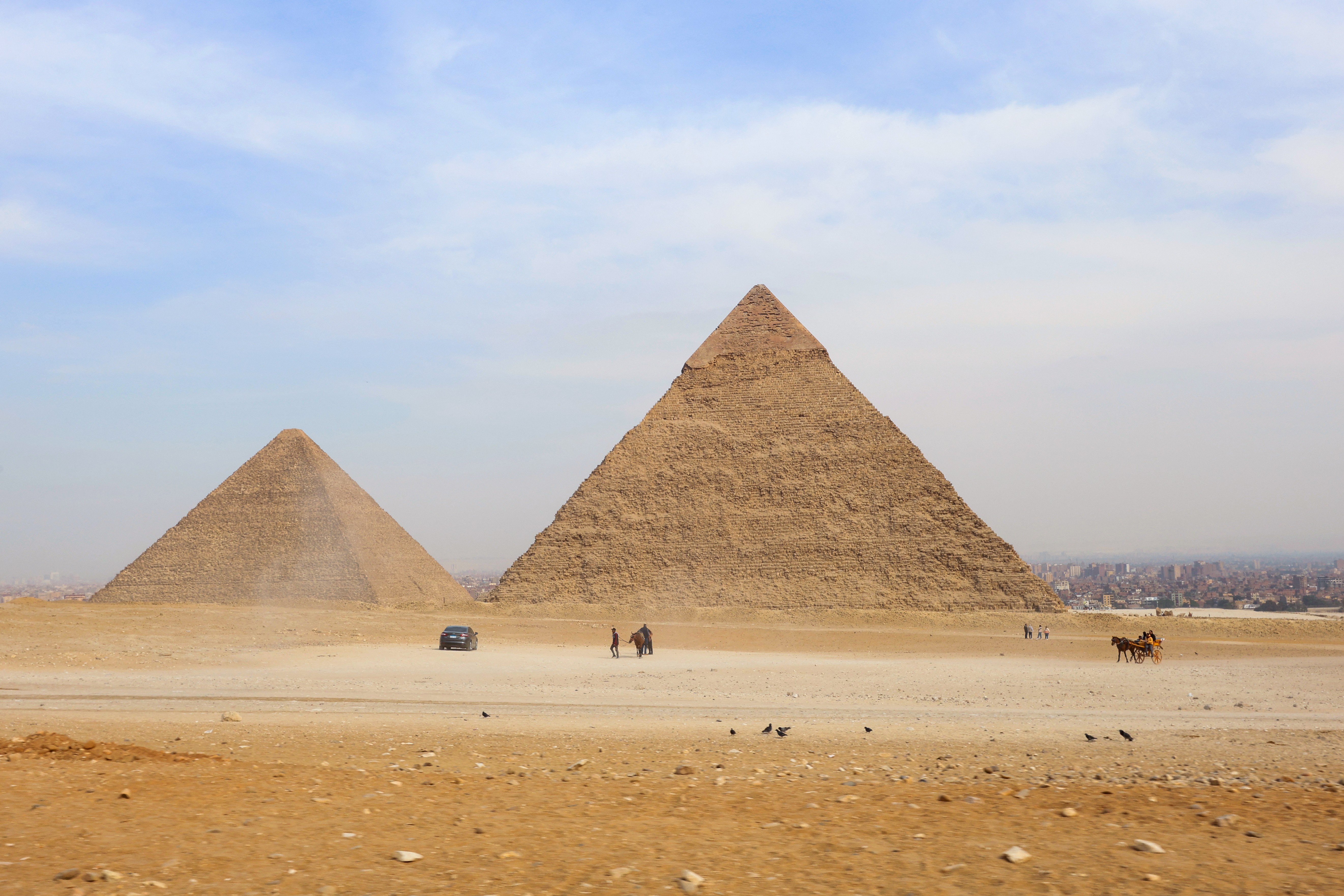 Giza Pyramids offer one of the most iconic and awe-inspiring landmarks in the world