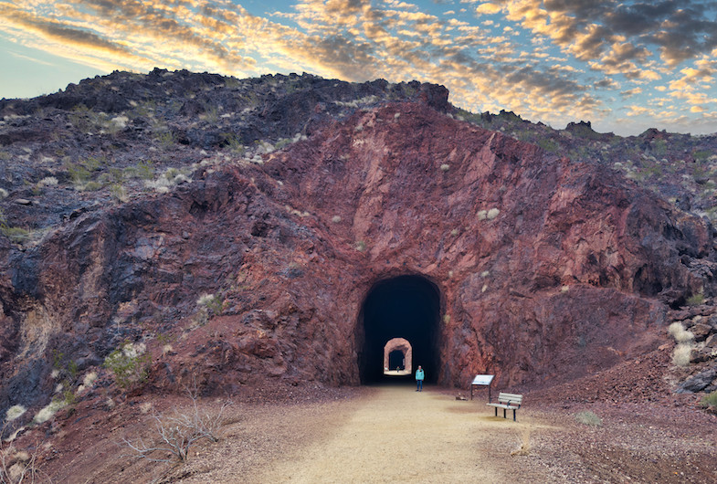 Scenic Railroad Trail in Boulder Nevada