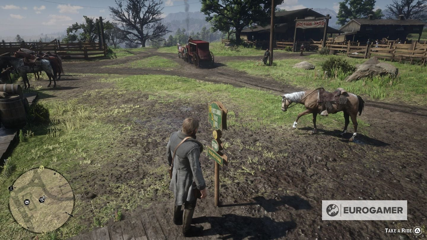 Arthur's camp upgrades provide fast travel in RDR2
