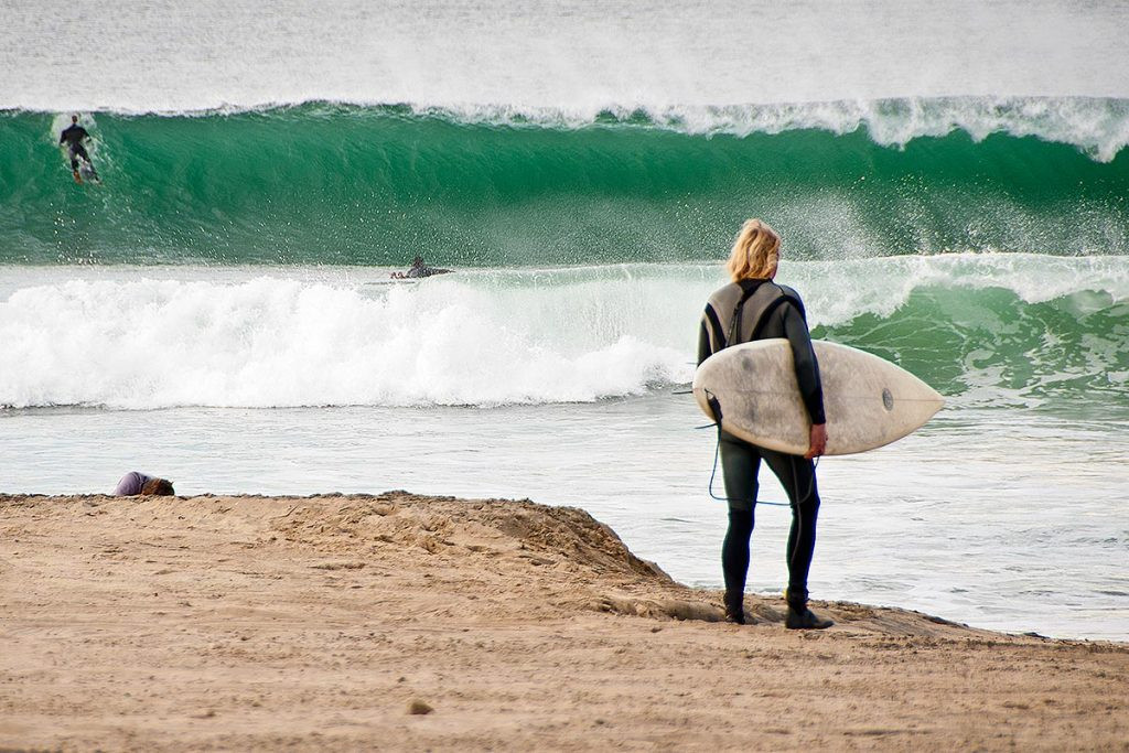 surfer at Redondo Beach