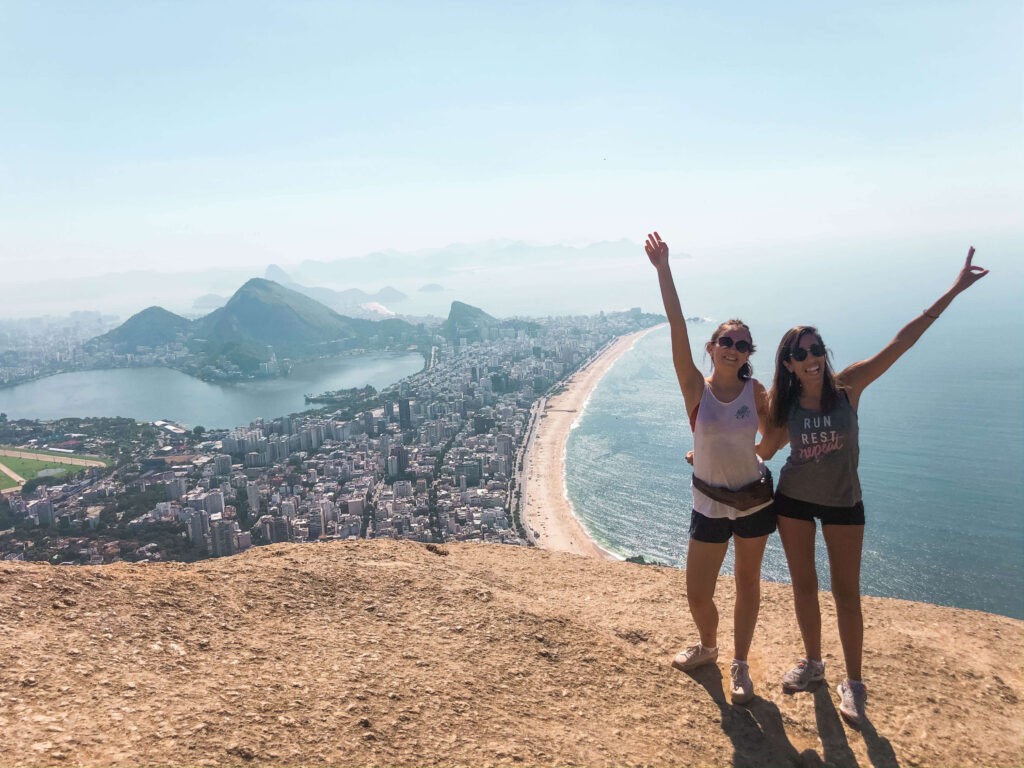 Hiking the beautiful Morro Dois Irmãos trail in Vidigal