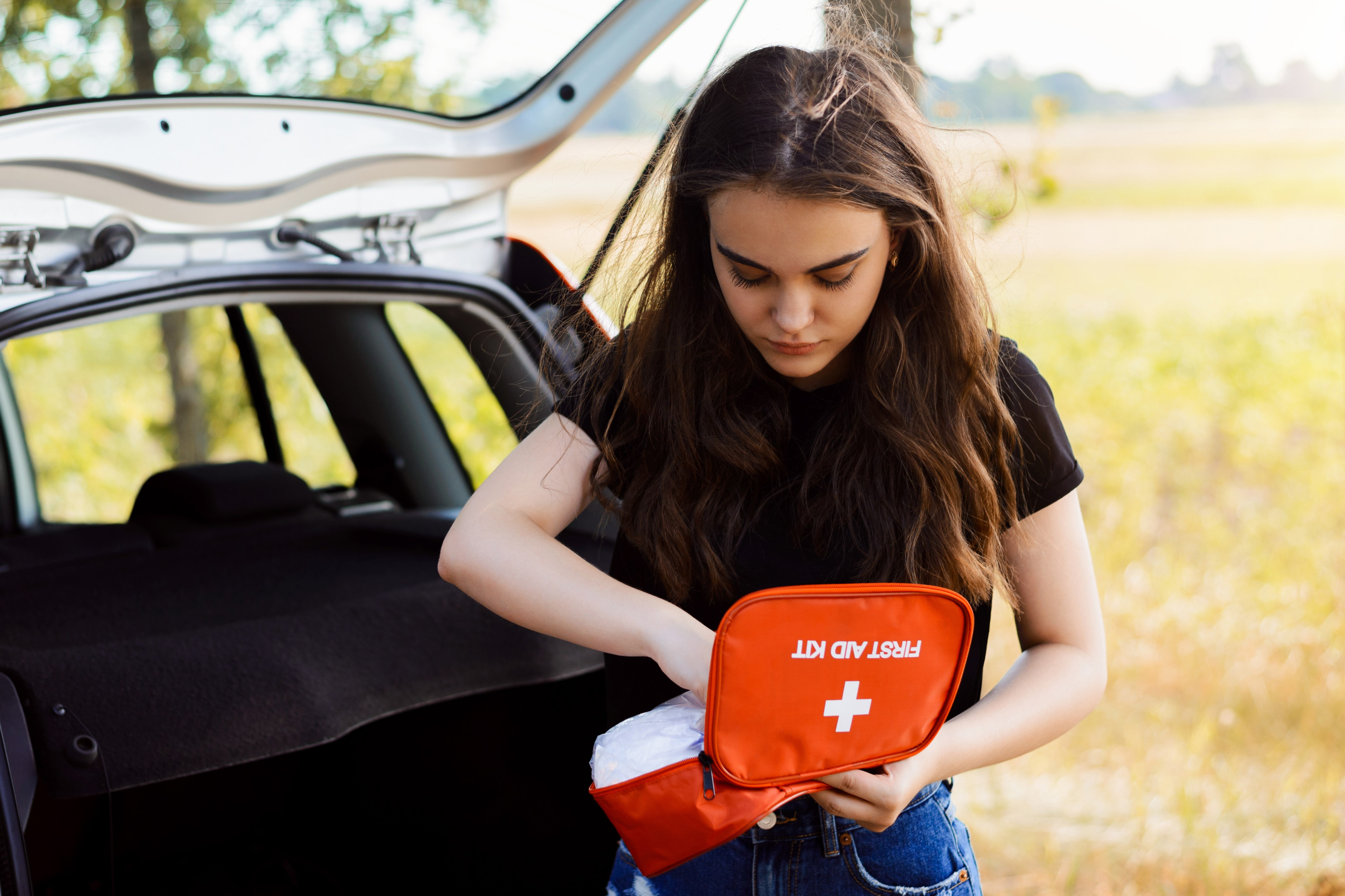 Road trip first aid kit