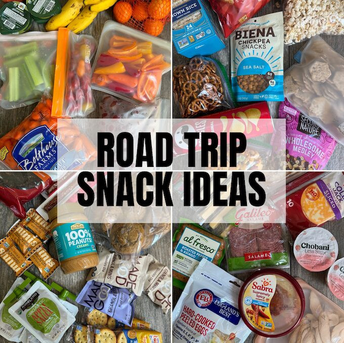 Healthy road trip snack