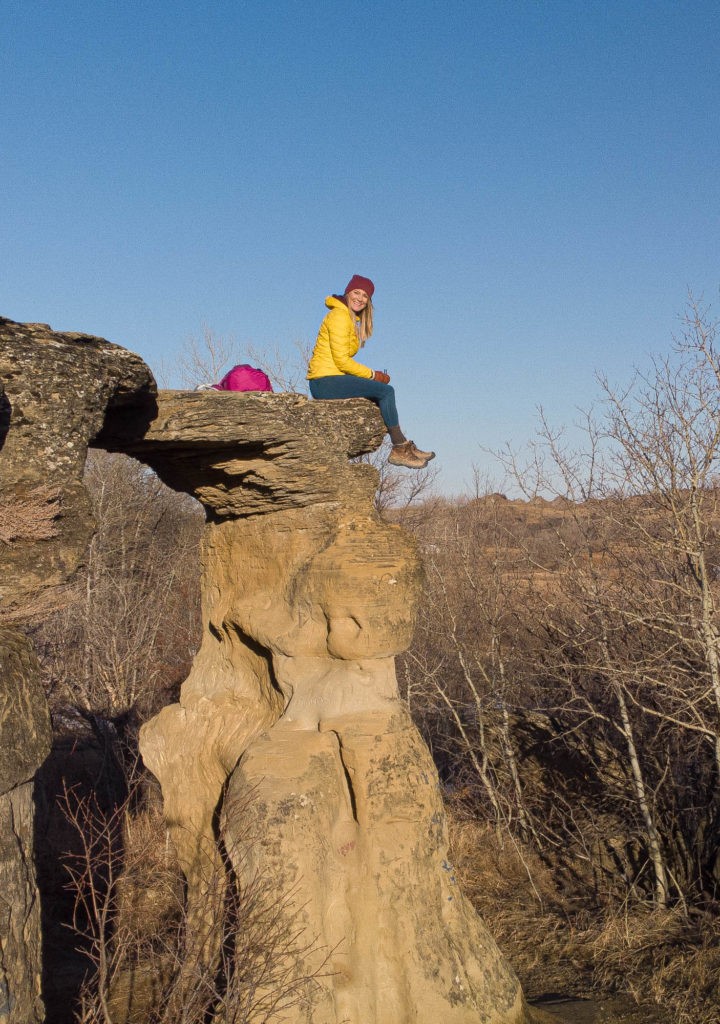 Roche Percee Rock Formation