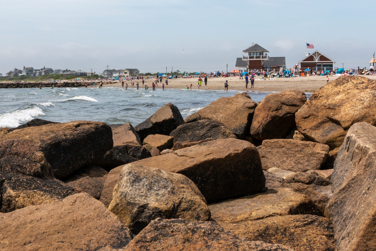 Roger Wheeler State Beach Jetty