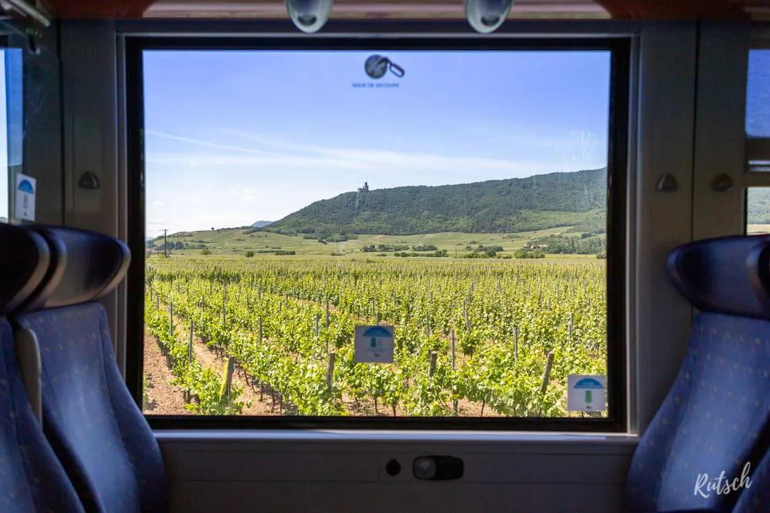 Train in Alsace, France