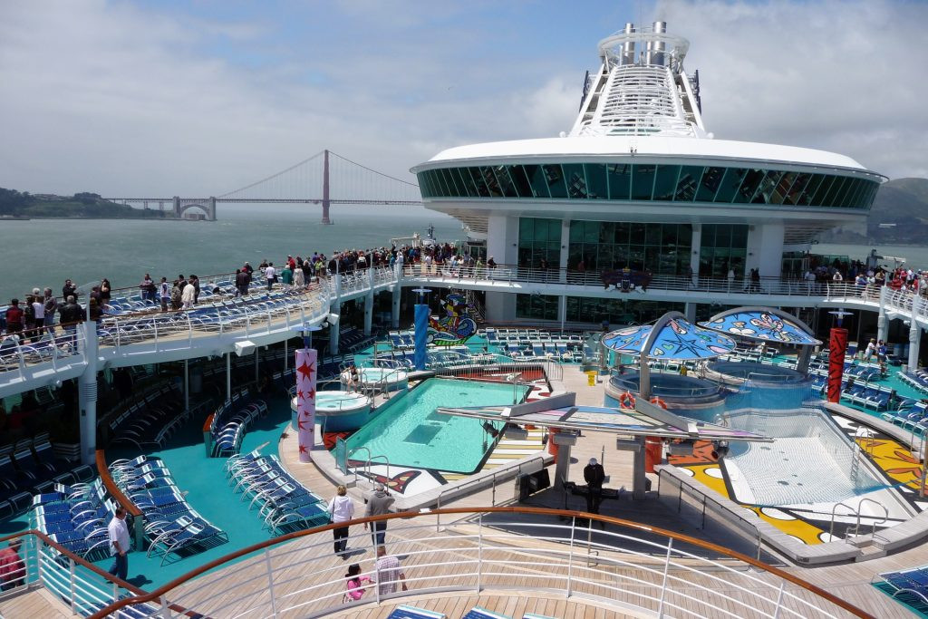 Cruise ship on the water