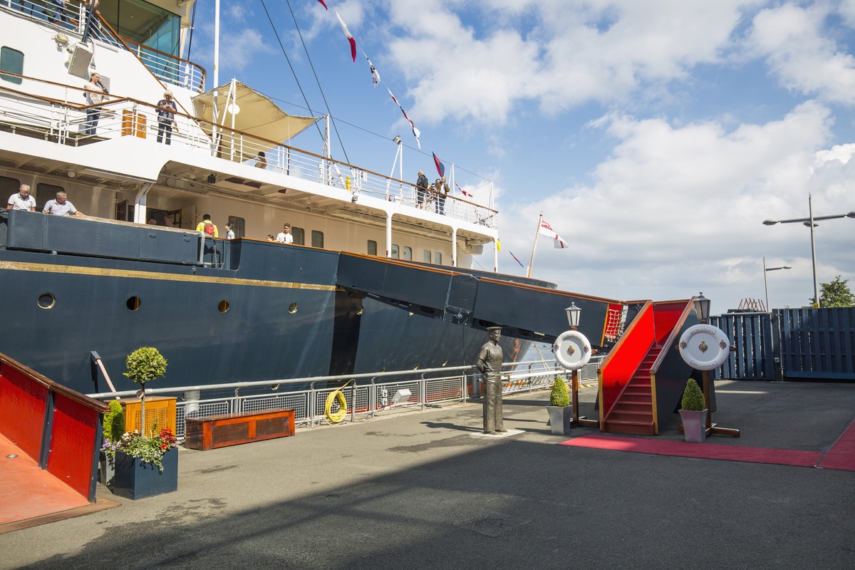 The Royal Yacht Britannia in Edinburgh. Visit Scotland-Kenny Lam Photo