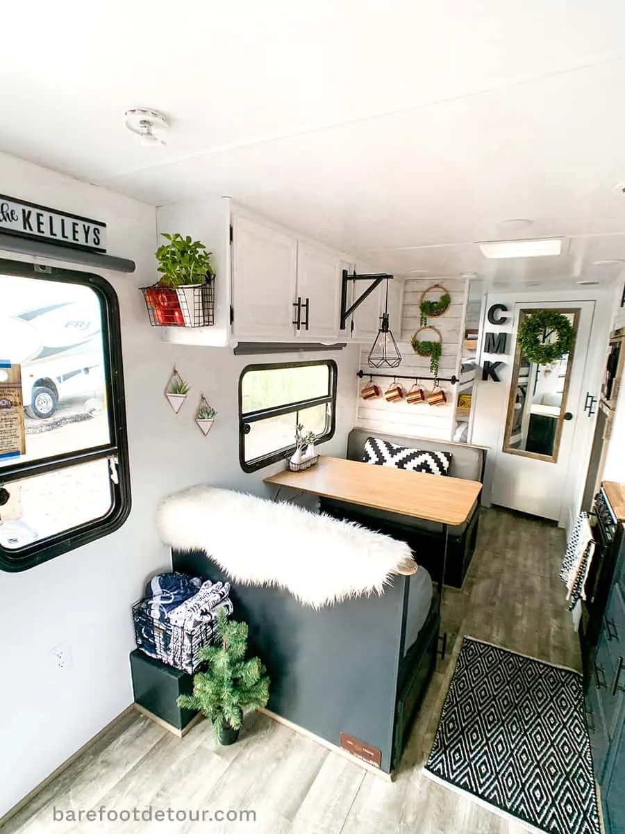 RV interior remodel camper