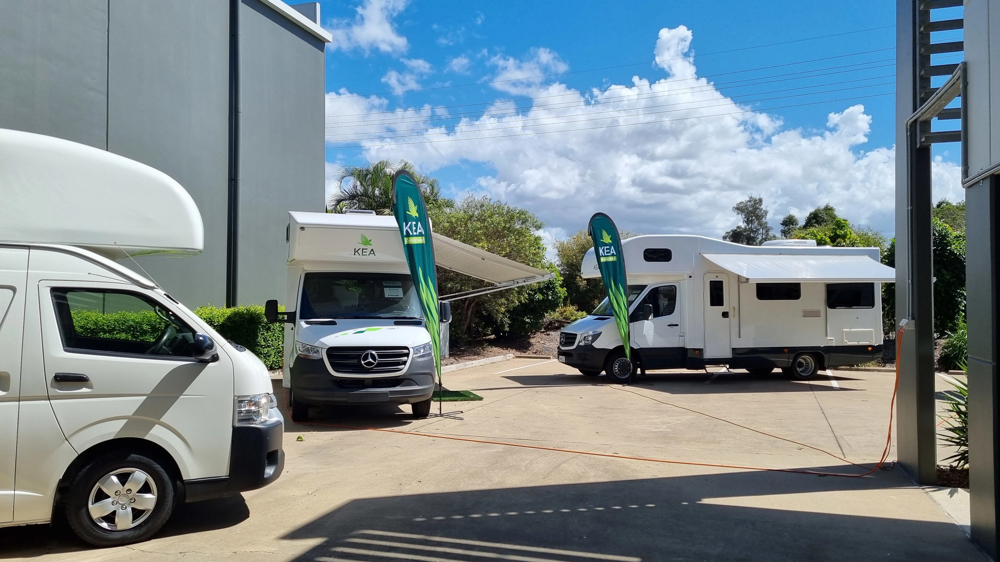 RV Sales Centre with new RVs