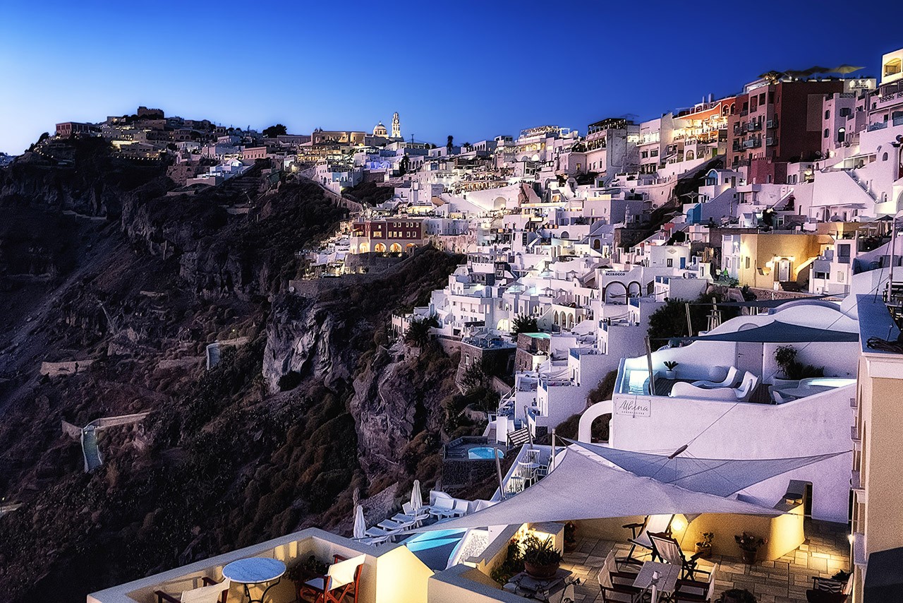 Sunset in Santorini